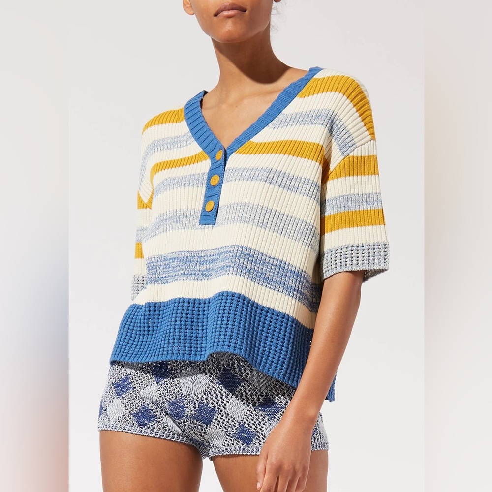 Solid and Striped Sweater